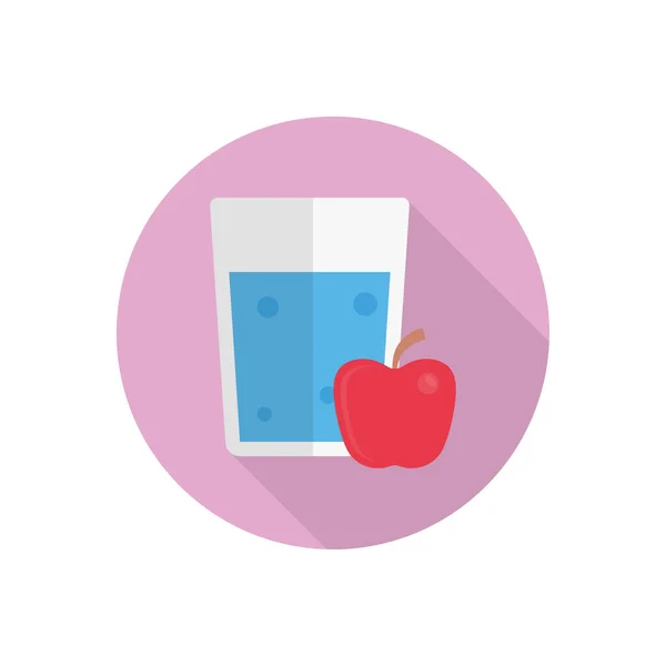 Drink Vector Flat Color Icon — Stock Vector