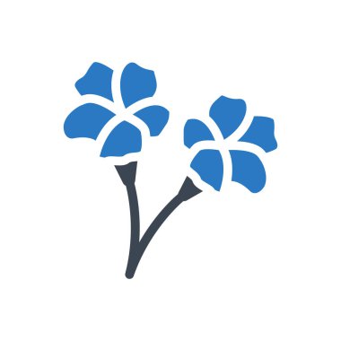 çiçek vektörü renk simgesi