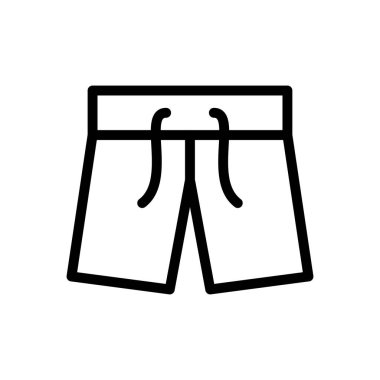 Kumaş vektörü ince çizgi simgesi