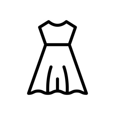 Kumaş vektörü ince çizgi simgesi