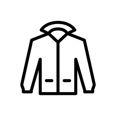 Kumaş vektörü ince çizgi simgesi