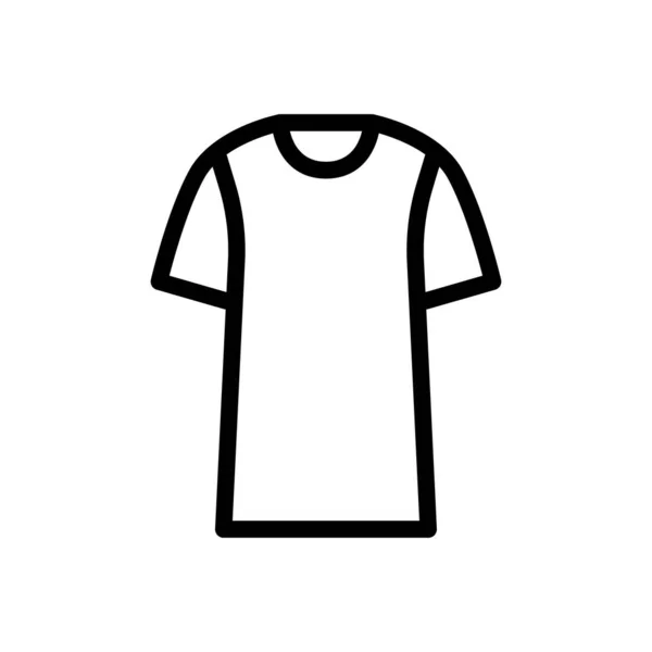 Ρούχα Διάνυσμα Λεπτή Γραμμή Εικονίδιο — Διανυσματικό Αρχείο