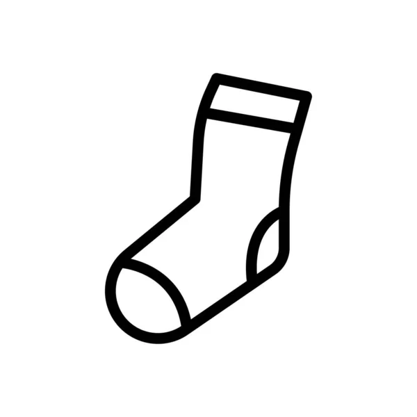 Footwear Vector Thin Line Icon — Stock Vector