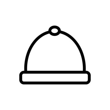 hat vektörü ince çizgi simgesi