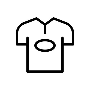 Kumaş vektörü ince çizgi simgesi