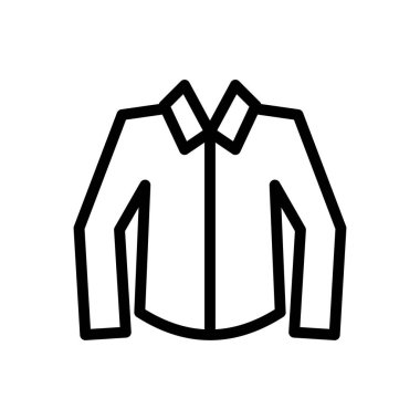 Kumaş vektörü ince çizgi simgesi