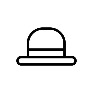 kız vektör ince çizgi simgesi