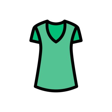 Bayanlar vektör düz renk simgesi