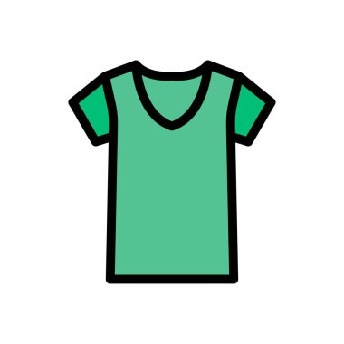 Kumaş vektör düz renk simgesi