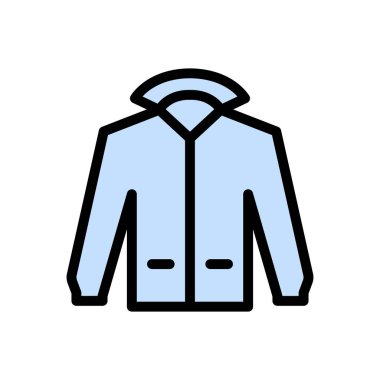 Kumaş vektör düz renk simgesi