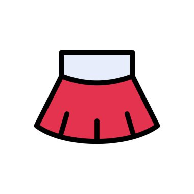 Kumaş vektör düz renk simgesi