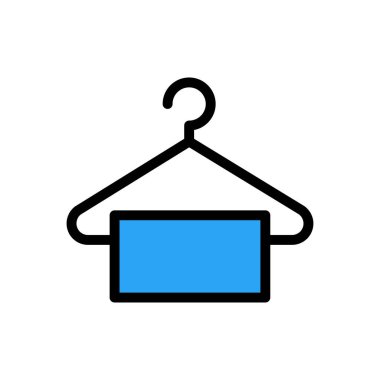 Kumaş vektör düz renk simgesi