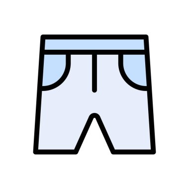 iç çamaşırı vektörü düz renk simgesi