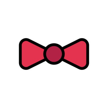 düğüm vektörü düz renk simgesi