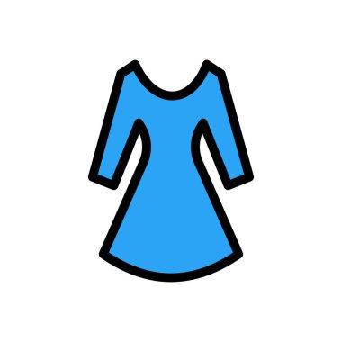 Kumaş vektör düz renk simgesi