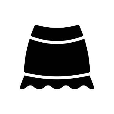 Kumaş vektör simgesi düz simge