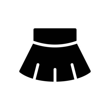 Kumaş vektör simgesi düz simge