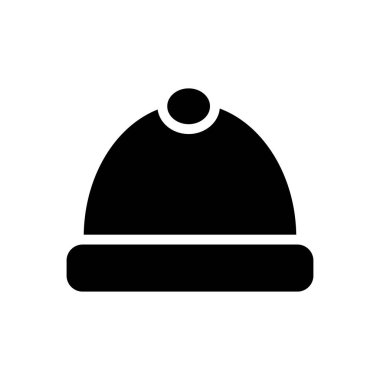 hat vektör düz simge