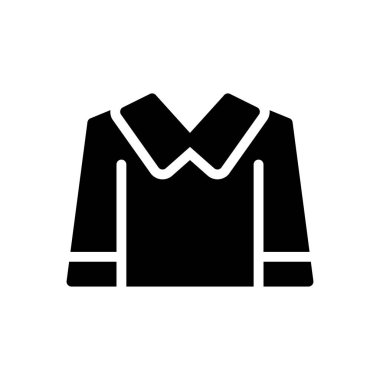 giysi vektörü simgesi düz simgesi