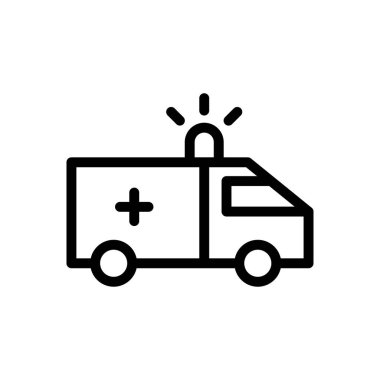 Kurtarma vektörü ince çizgi simgesi