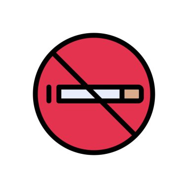 dumanlı vektör düz renk simgesi