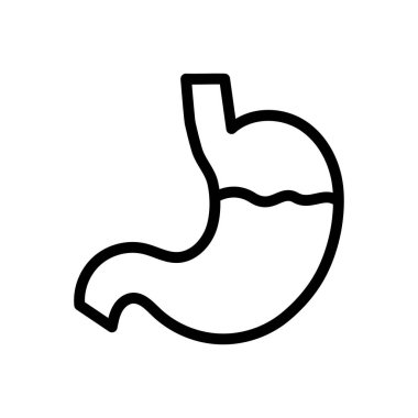 hastalık vektörü ince çizgi simgesi