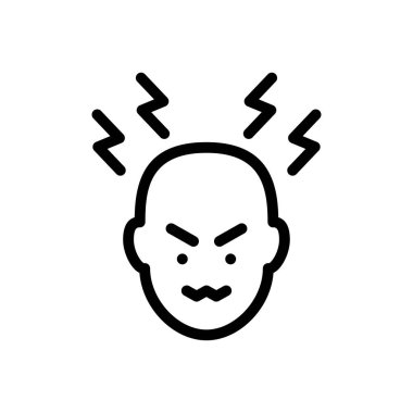 enfeksiyon vektörü ince çizgi simgesi