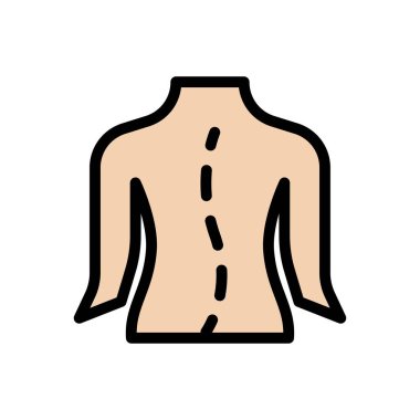 hastalık vektörü düz renk simgesi