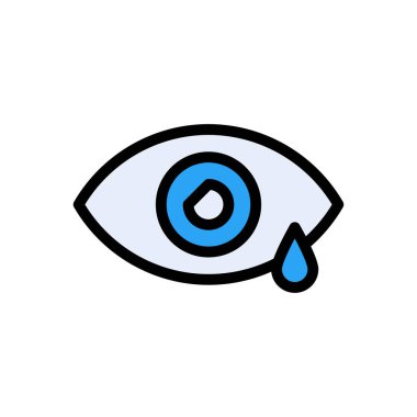 vektör düz renk simgesini bırak