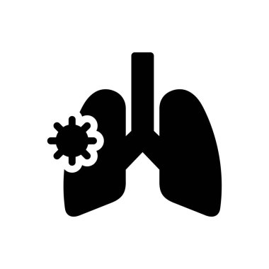 nefes vektör düz simge