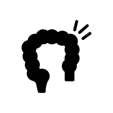 boş vektör glyph düz simgesi