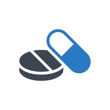 uyuşturucu vektör renk simgesi