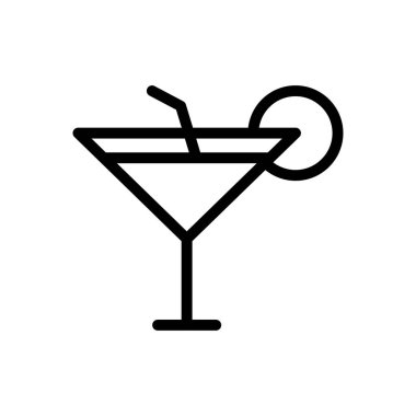 limon vektörü ince çizgi simgesi