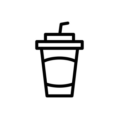 saman vektörü ince çizgi simgesi