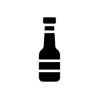 alkol vektörü düz simge