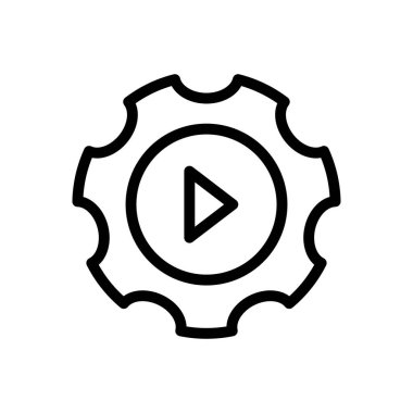 vektör ince çizgi simgesi ayarlanıyor