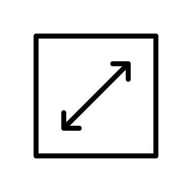 vektör ince çizgi simgesi düzenleniyor