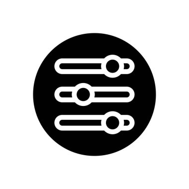 vektör glifini düz simge olarak ayarla