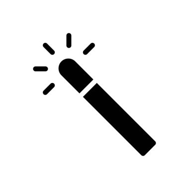 Sihirbaz vektör düz simgesi