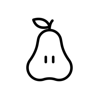 yiyecek vektörü ince çizgi simgesi