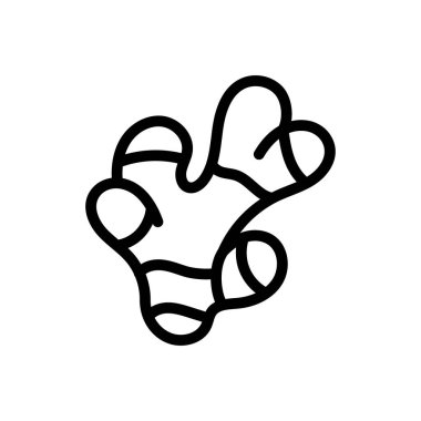 sebze vektörü ince çizgi simgesi