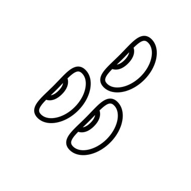 sebze vektörü ince çizgi simgesi