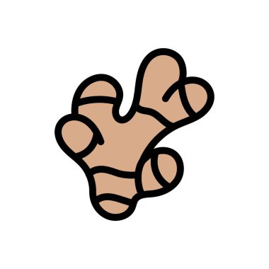 sebze vektörü düz renk simgesi