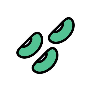 sebze vektörü düz renk simgesi