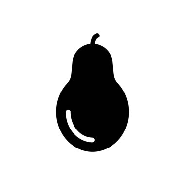 meyve vektörü düz simgesi