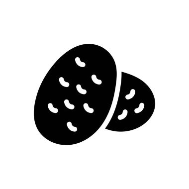 sebze vektörü düz simge