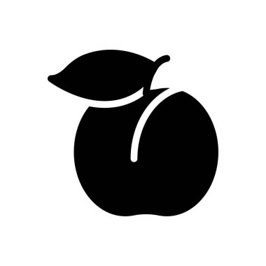 meyve vektörü düz simgesi