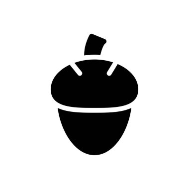 kuru meyve vektörü kabartması düz simge