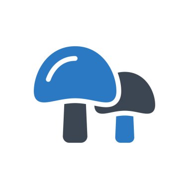 Champignon vektör renk simgesi