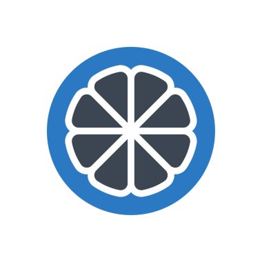 dilim vektör renk simgesi